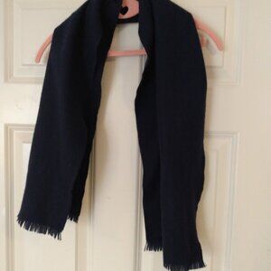 Navy blue 100% imported Australian wool. Made in U.S.A.